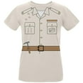thumbnail image 1 of Halloween Paleontologist Dinosaur Hunter Costume Womens T Shirt Natural SM, 1 of 6