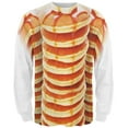 thumbnail image 1 of Halloween Pancakes and Syrup Breakfast Costume All Over Mens Long Sleeve T Shirt Multi LG, 1 of 2