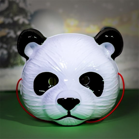 Halloween Panda Head Mask,Full Face Realistic Panda Mask,Spoof Animal Masks Fancy Dress for Halloween Carnival Costume Party,Pandas Cosplay Costume