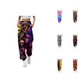 thumbnail image 1 of Halloween Pants Women Elastic Waist Drawstring Relaxed Fit Funny Print Joggers Sweatpants with Pockets, 1 of 5