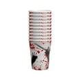 thumbnail image 1 of Halloween Paper Cups, Bloodstained Ghost Hand, Spooky Disposable Party Cups for Halloween and Horror Events, Sturdy Food-Grade Paper Material, 7.5x7.5x8.5cm Party Supplies, 1 of 8