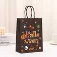 thumbnail image 1 of Halloween Paper Gift Bags with Handles, Paper Candy Bags, Cute Halloween Decor for Trick or Treat, Gift Wrapping, Parties & Favor, 1 Pcs, 5.9x3.15x8.27", 1 of 5