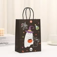 thumbnail image 1 of Halloween Paper Gift Bags with Handles, Paper Candy Bags, Cute Halloween Decor for Trick or Treat, Gift Wrapping, Parties & Favor, 1 Pcs, 5.9x3.15x8.27", 1 of 5