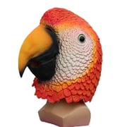 Halloween Parrot Head Mask,Realistic Parrot Mask,Macaw Bird Masks,Spoof Birds Masks Fancy Dress for Christmas Carnival Birthday Party,Bird Cosplay Costume