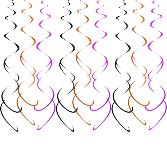 Halloween Party Decoration,9 Pcs Hanging Swirls Easy Assembly for Home Livingroom Office Party