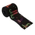 thumbnail image 1 of Halloween Party Decoration Ribbon Wired Edge Grosgrain Ribbon with Bat Spider Web Pumpkin Skull Prints for Wreath Making Bow Craft Gift Wrapping Scary Holiday DIY Projects, 1 of 4