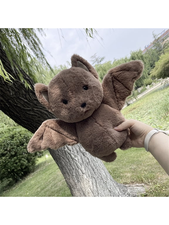 Halloween Party Decorations Bat Plush Keychain Soft Toy Bag Pendant Spooky Halloween Decorations Gothic Room Ornaments Halloween Themed Accessory Style A