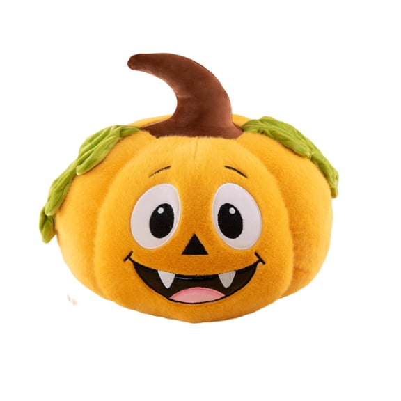Halloween Party Decorations Devil Pumpkin Plush Toy Spooky Halloween Decorations Pumpkin Stuffed Animal Fall Decorations for Home Holiday Ornament 40Cm