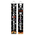 thumbnail image 1 of Halloween Party Decorations ;Outdoor & Indoor Halloween Welcome Sign;Trick or Treat Halloween s;Weather-Resistant Halloween Door Decor, 1 of 5