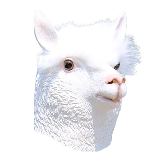 Halloween Party Decorations Product Category Toys - Party Horse Goats Style Latex Head Prop for Halloween Quirky Animal Headgear for Holiday Parties and Performances