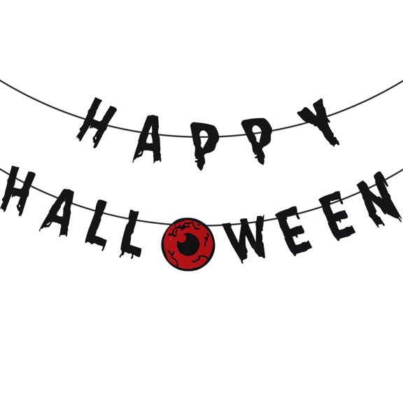 Halloween Party Decorations, Vampire Party Supplies for Halloween, Scary Halloween Banner,felt