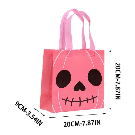 Halloween Party Favor Gift Bags Halloween Treat Bags Non-woven Gift Bags with Handles for Candy Snack Goodie Summer Halloween Party Favor Supplies