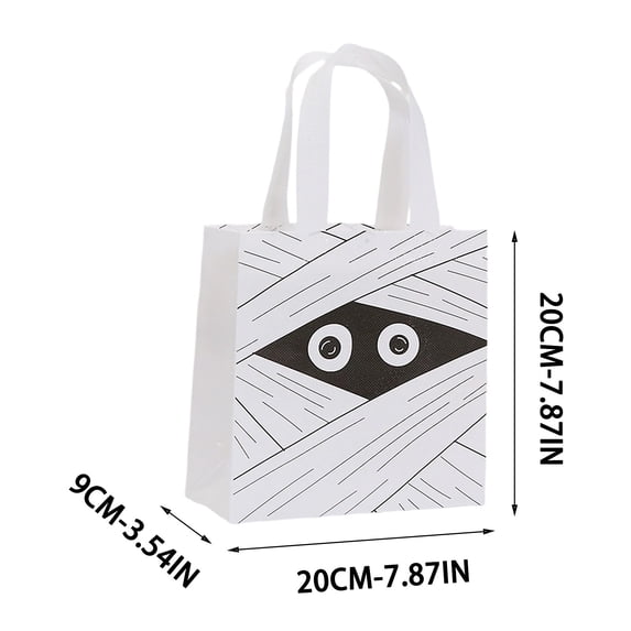 Halloween Party Favor Gift Bags Halloween Treat Bags Non-woven Gift Bags with Handles for Candy Snack Goodie Summer Halloween Party Favor Supplies