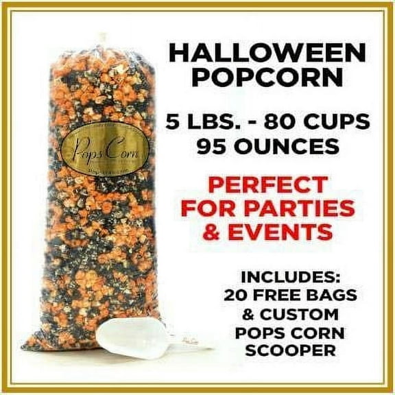 Halloween Party Popcorn- BULK/WHOLESALE CARAMEL FLAVORED