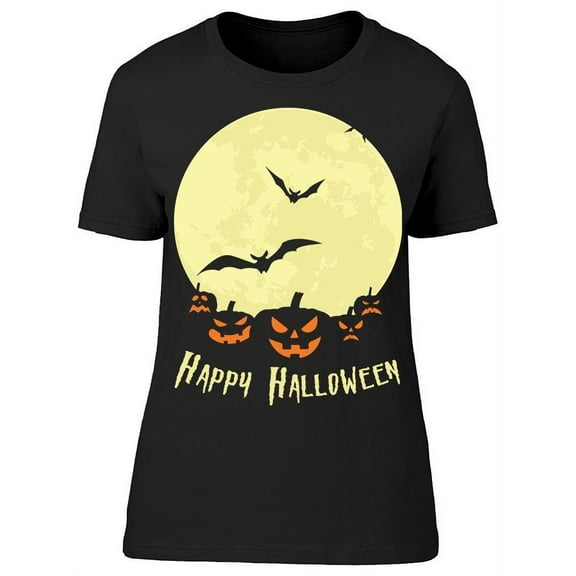 Halloween Party Pumpkin Night T-Shirt Women -Image by Shutterstock, Female x-Large