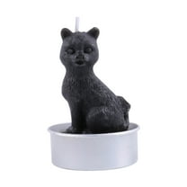 Halloween Party Pumpkin Skull Black Cats Lights Tabletop Signs 3 Pc