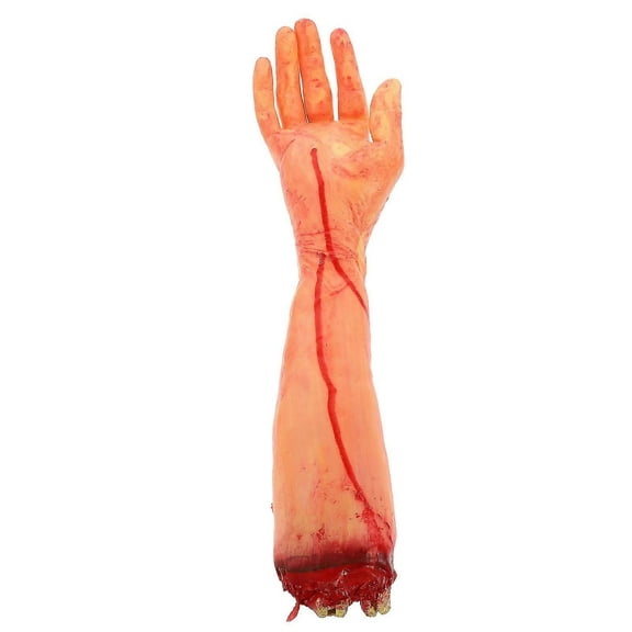 Halloween Party Separated Arm Prop Realistic Broken Arm Decor Fake Broken Arm Decoration