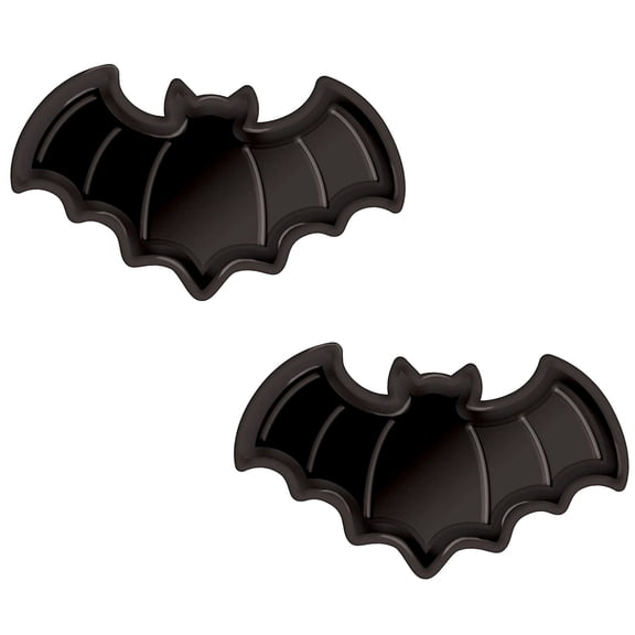 Halloween Party Serving Trays, Plastic Black Bat Candy Dish, Reusable Bat-Shaped Platter Plates for Kitchen Parties Table Centrepiece Birthday Home Decor
