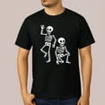 thumbnail image 1 of Halloween Party Skeletons Spooky Fun T-Shirt, 1 of 5