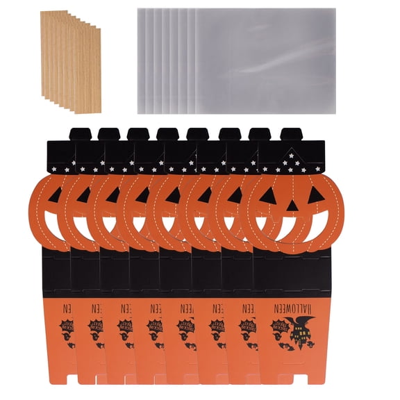 Halloween Party Supplies Boxes Festival Halloween Treat Storage Boxes Assortment for Party Decorations and Gifts