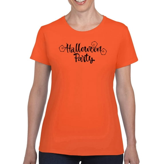 Halloween Party. T-Shirt Women -Image by Shutterstock, Female 5X-Large