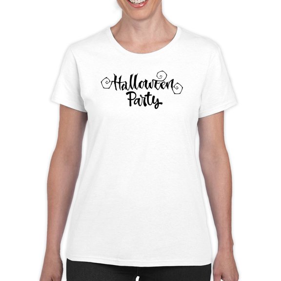 Halloween Party. T-Shirt Women -Image by Shutterstock, Female Large