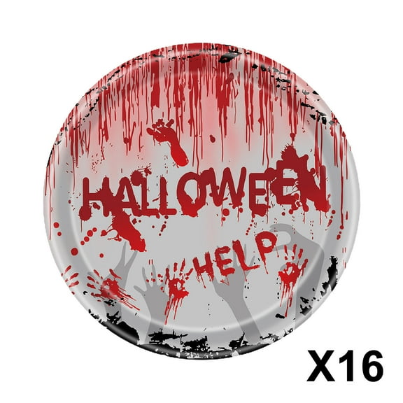 Halloween Party Tableware Set Disposable Scary Party Tablecloth Halloween Theme Party