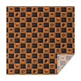 thumbnail image 1 of Halloween Patchwork Icons Pattern Square Tablecloth,Waterproof Square Table Cover,Wipeable Spillproof Washable Table Cover for Home Kitchen Party Decor 52"x52"(132x132cm), 1 of 6