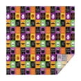 thumbnail image 1 of Halloween Patchwork Icons Pattern Square Tablecloth,Waterproof Square Table Cover,Wipeable Spillproof Washable Table Cover for Home Kitchen Party Decor 52"x52"(132x132cm), 1 of 6