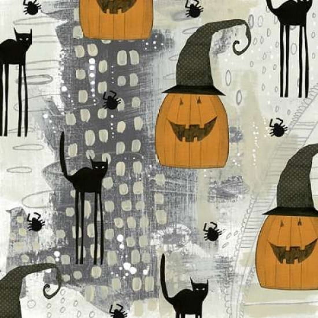 Halloween Pattern 2 Canvas Art - Sarah Ogren (24 x 24)