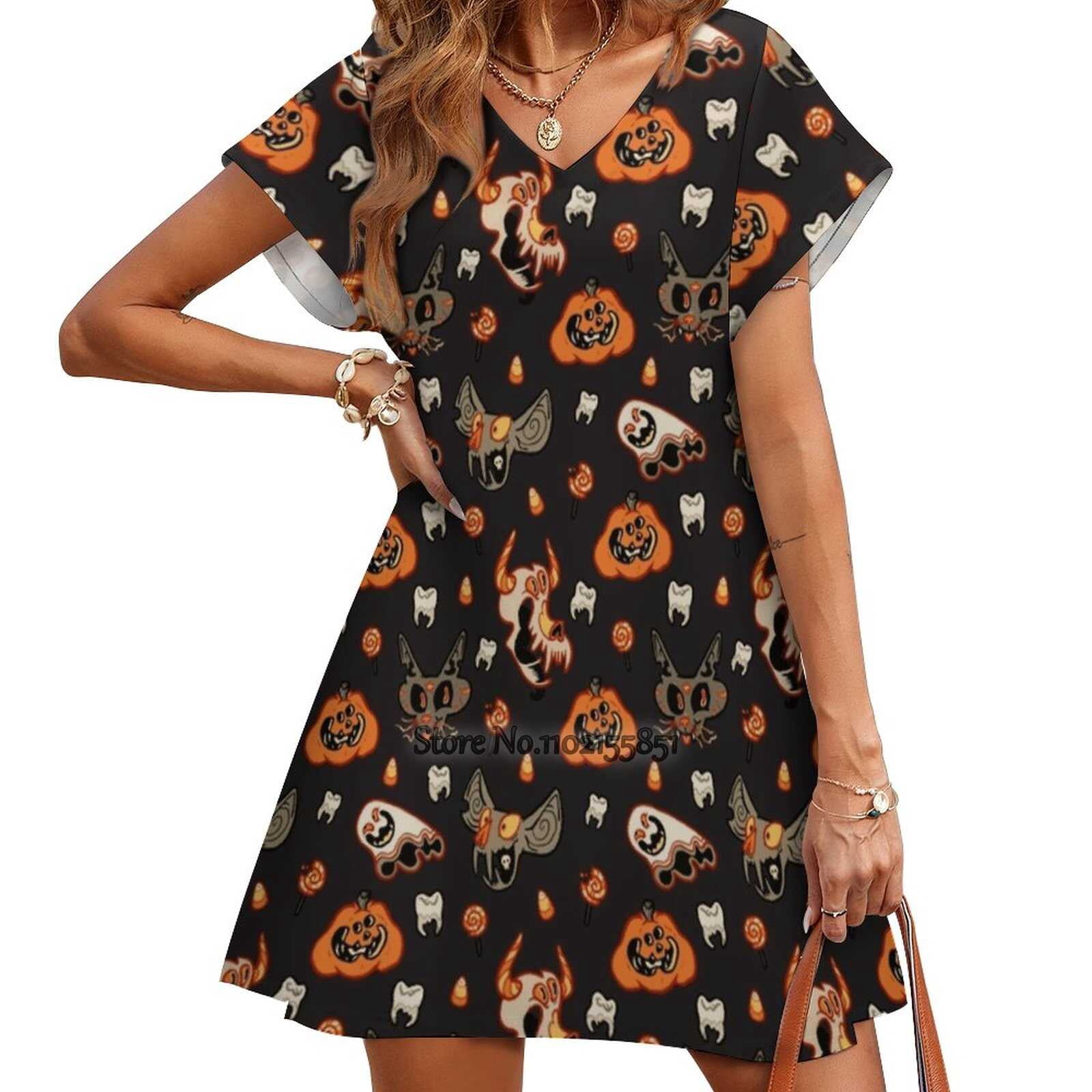 womens navy dress The V Neck Button Cap Sleeve Midi Waist Size:40 Cute Black Dress - color:beige