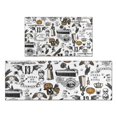 thumbnail image 1 of Halloween Pattern Kitchen Rugs Sets Of 2,Anti Fatigue Kitchen Mat Rugs Non Slip Washable,Decorative Kitchen Floor Mats for Kitchen,Sink,Laundry,17"x30"+17"x47", 1 of 7