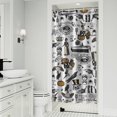 thumbnail image 1 of Halloween Pattern Shower Curtain 36"x72" ,Bathroom Decorative Shower Curtains Set with 12 Hooks,Modern Waterproof Washable Shower Curtain, 1 of 6