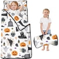 thumbnail image 1 of Halloween Pattern Toddler Nap Mats for Kids Preschool,50"x20" Sleeping Mat Bag or Kids,Toddler Sleeping Bag,Toddler Nap Mat or Daycare, 1 of 6