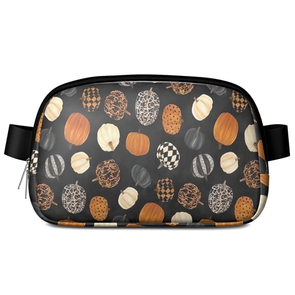 Halloween Patterned Pumpkins Cute Fanny Packs for Women,Travel Waterproof Crossbody Fanny Bags Waist Purse for Women Anti Theft Adjustable Strap for Running Travel Cycling