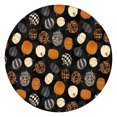 thumbnail image 1 of Halloween Patterned Pumpkins Round Fitted Tablecloth with Elastic Edge,Dining Table Cover Waterproof,Outdoor Round Tablecloth for Camping,Dining,Indoor and Outdoor, 1 of 7