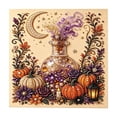 thumbnail image 1 of Halloween Pearl Art DIY Kit, 3D Diamond Painting Craft Set for Adults, Spooky Fall Home Decor Wall Art, 1 of 5