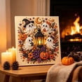thumbnail image 1 of Halloween Pearl Art DIY Kit, 3D Spooky Cute Diamond Painting Craft for Adults Wall Decor, Sparkling Crystal Bead Fall Artwork Set, Relaxing Beginner Friendly Holiday Project, 1 of 6