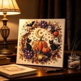 thumbnail image 1 of Halloween Pearl Art DIY Kit, Spooky Cute 3D Diamond Painting Craft for Adults Home Wall Decor, Sparkling Crystal Bead Fall Artwork Set, Beginner Friendly Holiday Party Gift Idea, 1 of 4