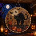 thumbnail image 1 of Halloween Pearl Art Kits for Adults Pearl Diamond Art Diy Kits Halloween Decorations DIY Pearl Painting Kit for Adults & Beginners(Black cat), 1 of 8