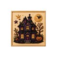 thumbnail image 1 of Halloween Pearl Diamond Art DIY Kit, 3D Diamond Painting Crafts Kit for Adults, Halloween Pearl Art Kit, DIY Fall Home HalloweenDecor Wall Art(O), 1 of 5