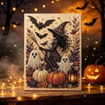 thumbnail image 1 of Halloween Pearl Diamond Art Kit,Witch and Ghost 3D Crystal Bead Full Drill Design with Easy Beginner Friendly Craft，Perfect Fall Halloween Home Wall Art for Party Display Seasonal Gifts, 1 of 3