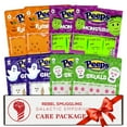 thumbnail image 1 of Peeps Halloween Marshmallow Candy Variety 8 Pack Care Package Gift Basket- Ghost, Skulls, Pumpkins, and Monsters by Rebel Smuggling Galactic Emporium, 1 of 1