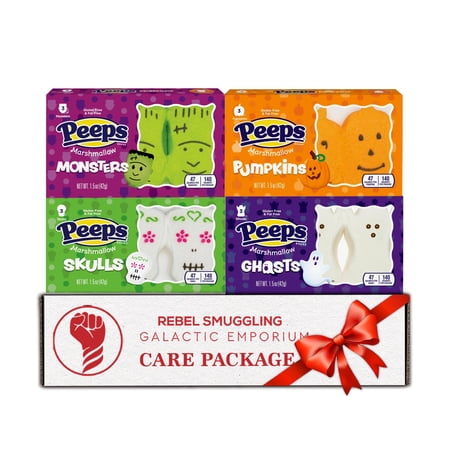 Halloween Peeps Variety Pack of 4 3 of each (Total of 12 Peeps)