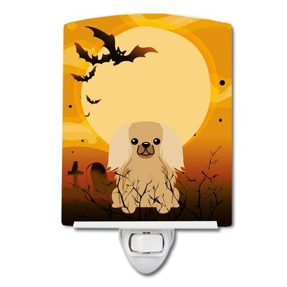 Halloween Pekingnese Fawn Sable Ceramic Night Light