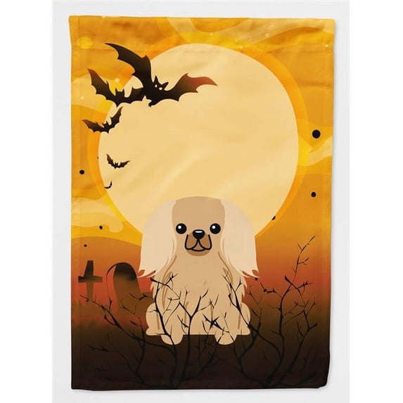 Halloween Pekingnese Fawn Sable Flag Canvas House Size