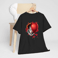 thumbnail image 1 of Halloween Pennywise Horror movie T-shirt It Clown graphic tee Scary Unisex Top, LIMITED EDITION-TH67613, 1 of 2
