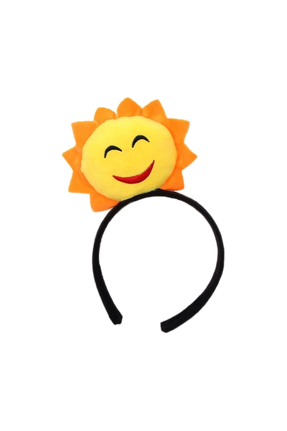 Halloween Performances Hairband Adult Teen Plush Cartoon Star/Sun Shape Headbands Role Play Animes Character Hairband