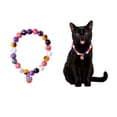 thumbnail image 1 of Halloween Pet Collars, Halloween Cat Collar, Collar for Small Dogs, Collar for Cats, 12 Inch L Length, Random Mixed Multi-Colored Halloween Bead Design for Small Puppies and, 1 of 4