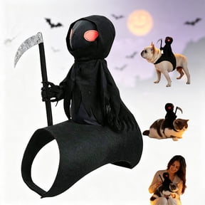 Halloween Pet Costume, Adjustable Close-Fitting Cosplay Outfit for Cats Dogs, Party Parade Trick or Treat Photo Fun M